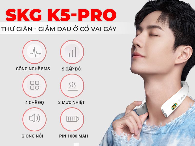 Máy massage cổ SKG K5-PRO